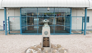 Kirkwall Airport, Terminal Front, Highland and Island Airports