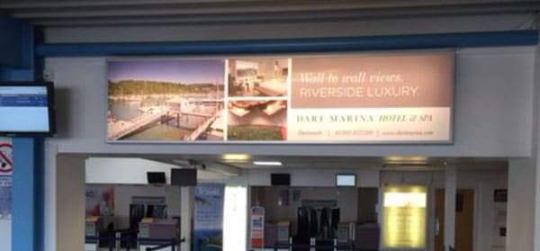 Dart Marina Airport Advertising with Eye Airports