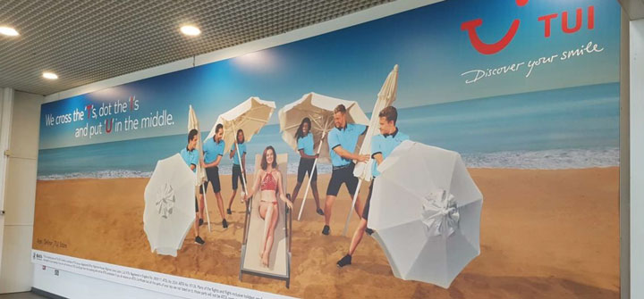 Tui Airport Advertising with Eye Airports